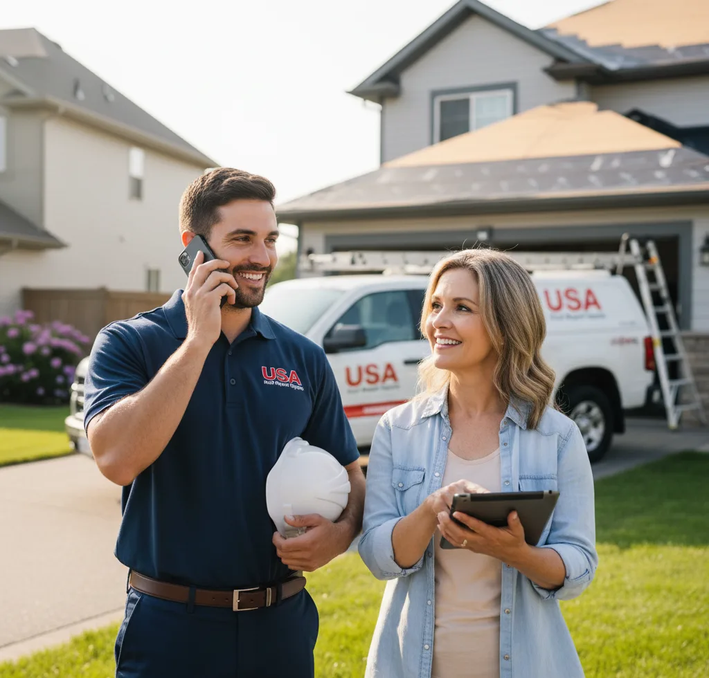 USA Roof Repair Experts customer support in Banning